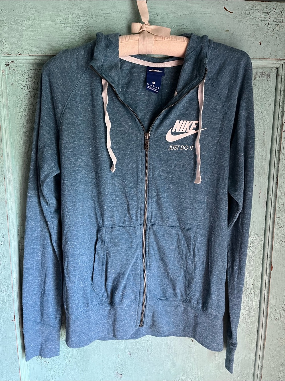 Nike Women’s Blue Zip-Up Hoodie